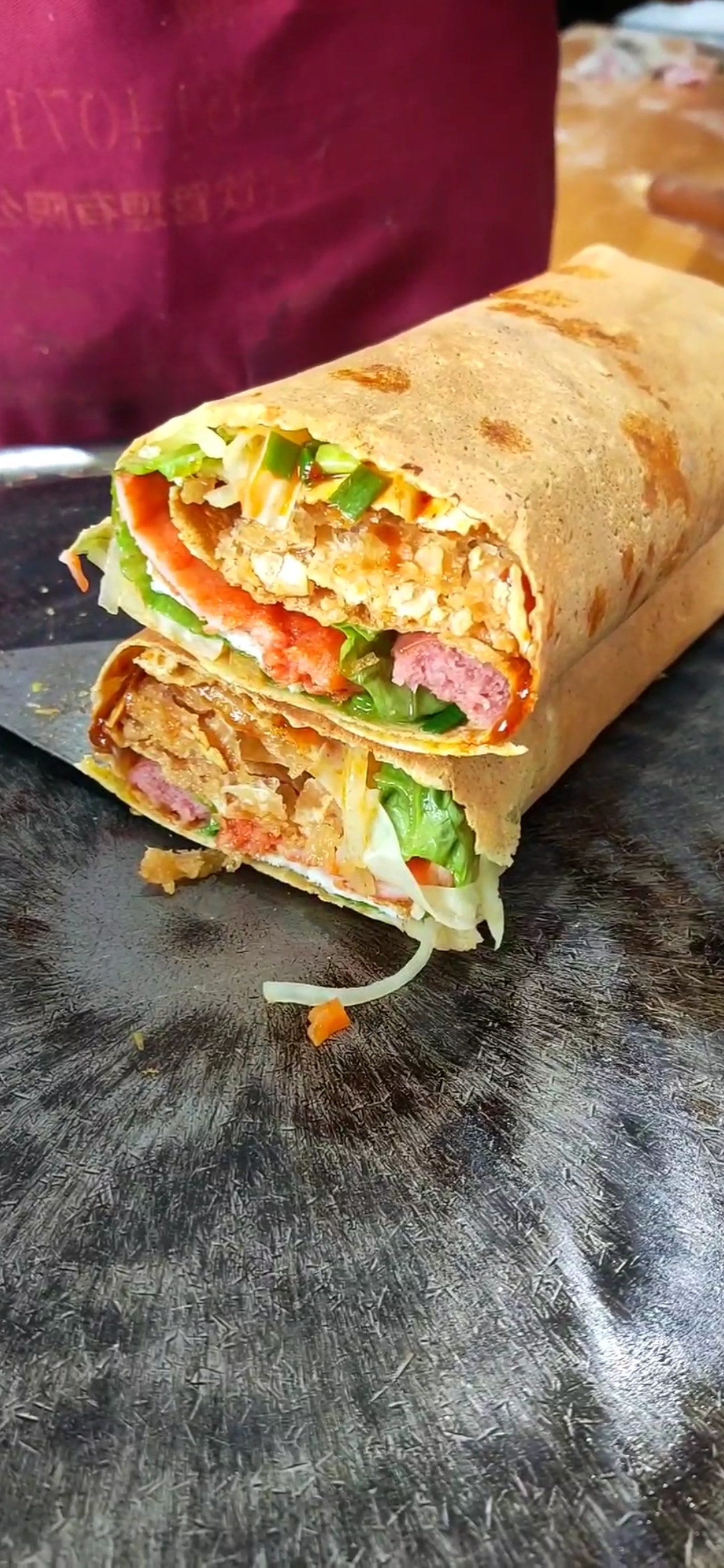 煎饼刘姐#全网最有食欲的杂粮煎饼