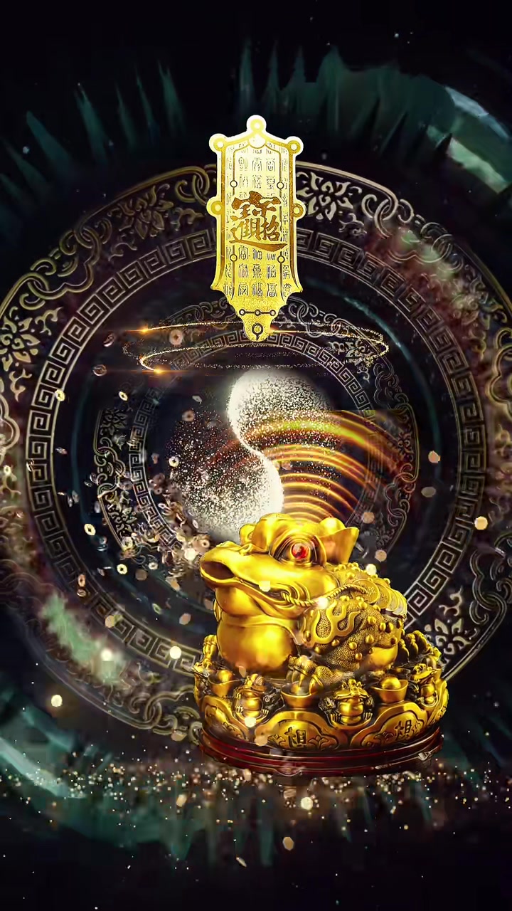 三足金蟾,日进斗金,腰缠万贯!2022换这个壁纸!