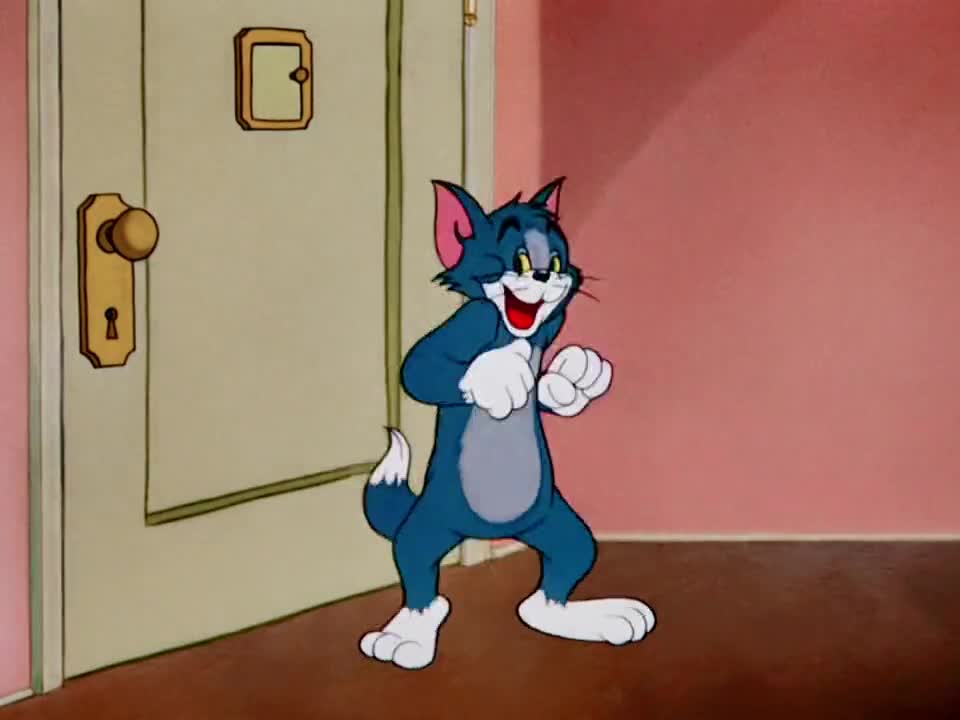 #猫和老鼠#主人走了汤姆就嗨起来了