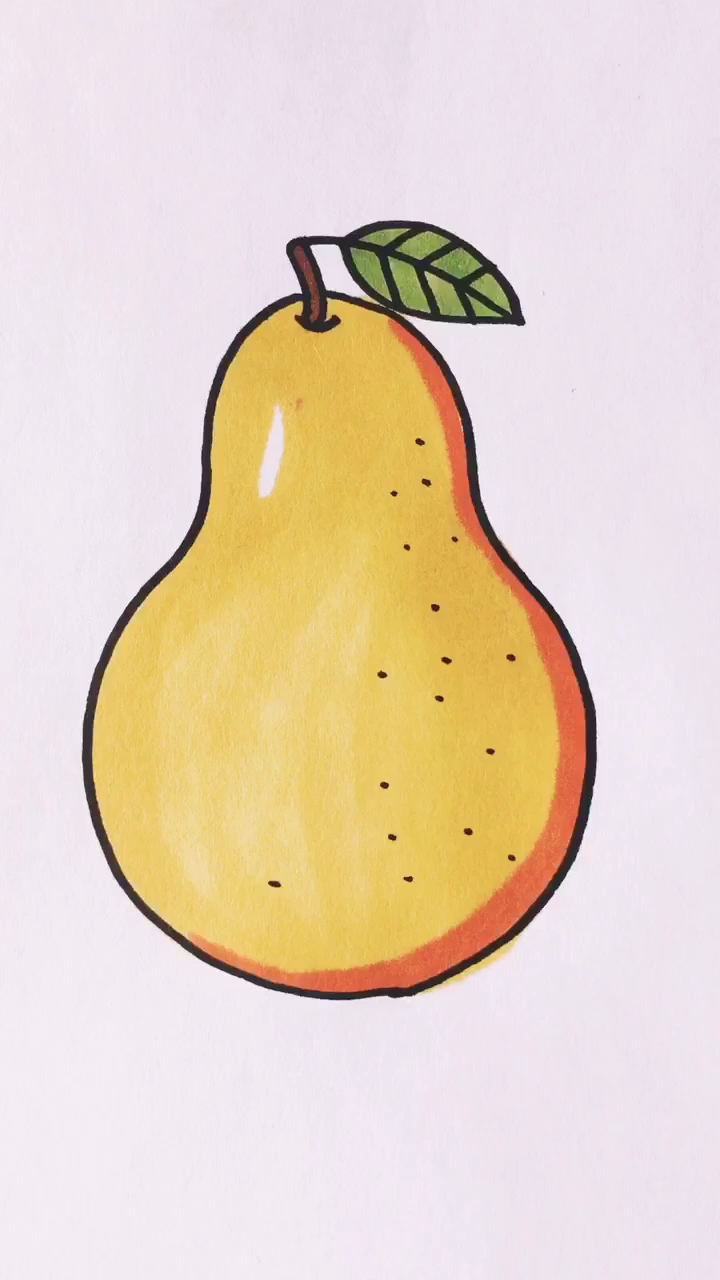 我要上热门#学画鸭梨