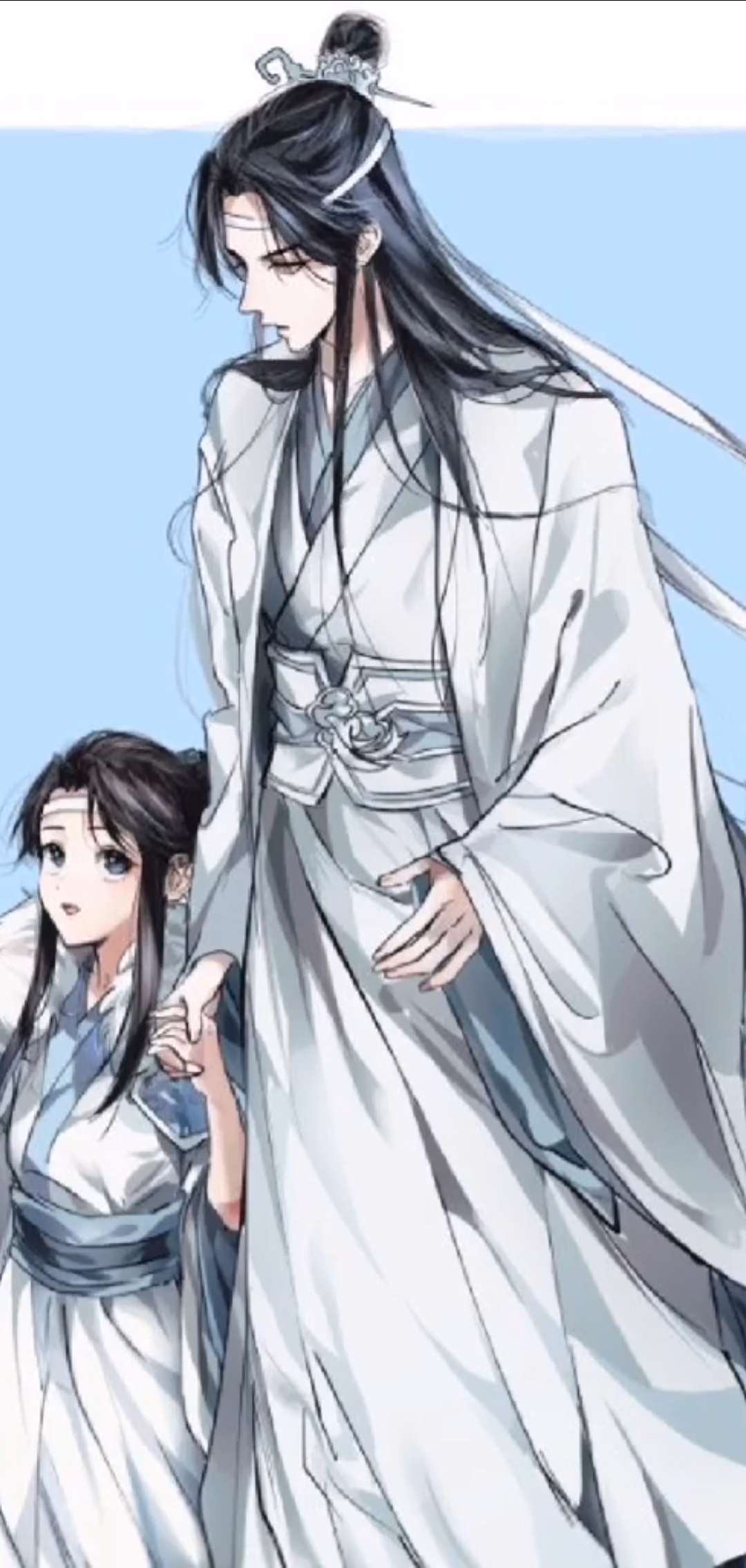 蓝忘机#思追有多优秀,蓝忘机就有多爱魏无羡