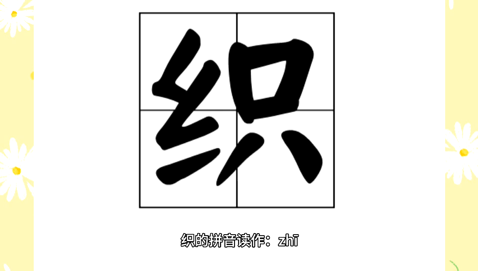 织的拼音是什么.
