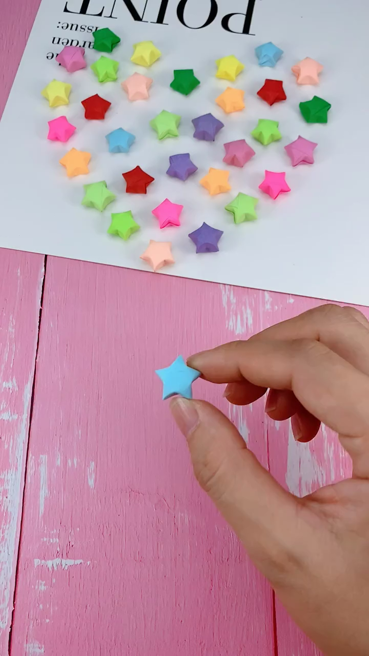 手工制作#小时候特别喜欢折的小星星-度小视