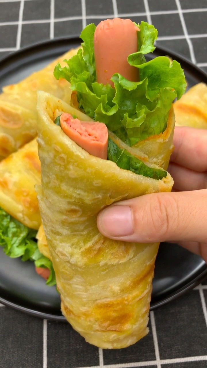 家庭版手抓饼教程,全家都爱吃