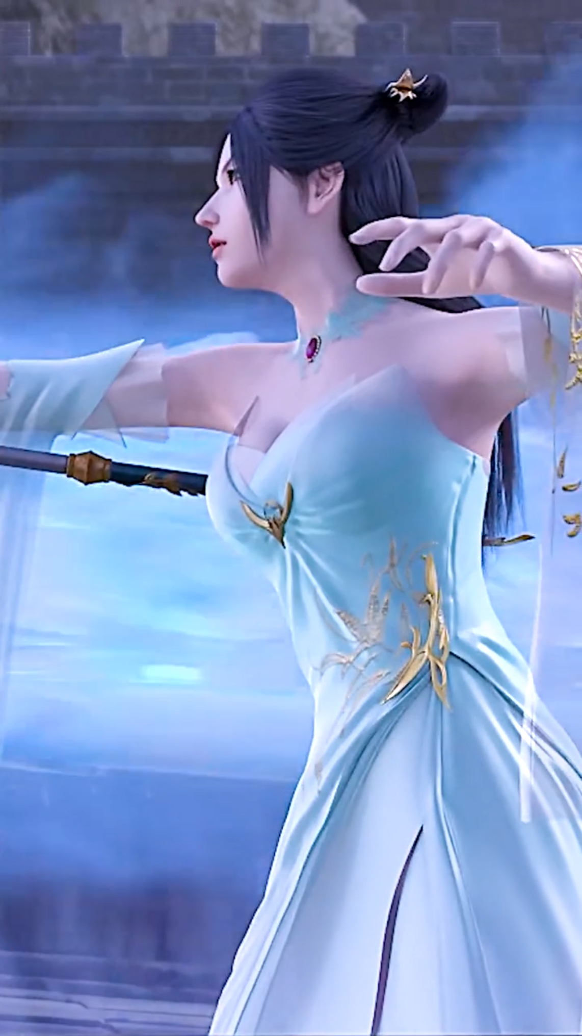 国漫剪辑#请戴上泳镜来见我,以免突然坠入爱河.#余靖秋