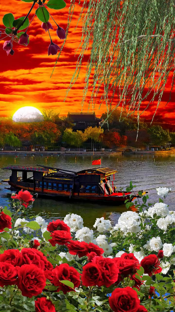 烟雨南湖,红船起梦,聆听红色故事,不忘初心,夏日花样生活,南湖红船