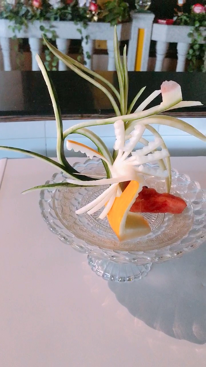 吃瓜群众#哈密瓜拉花也漂亮