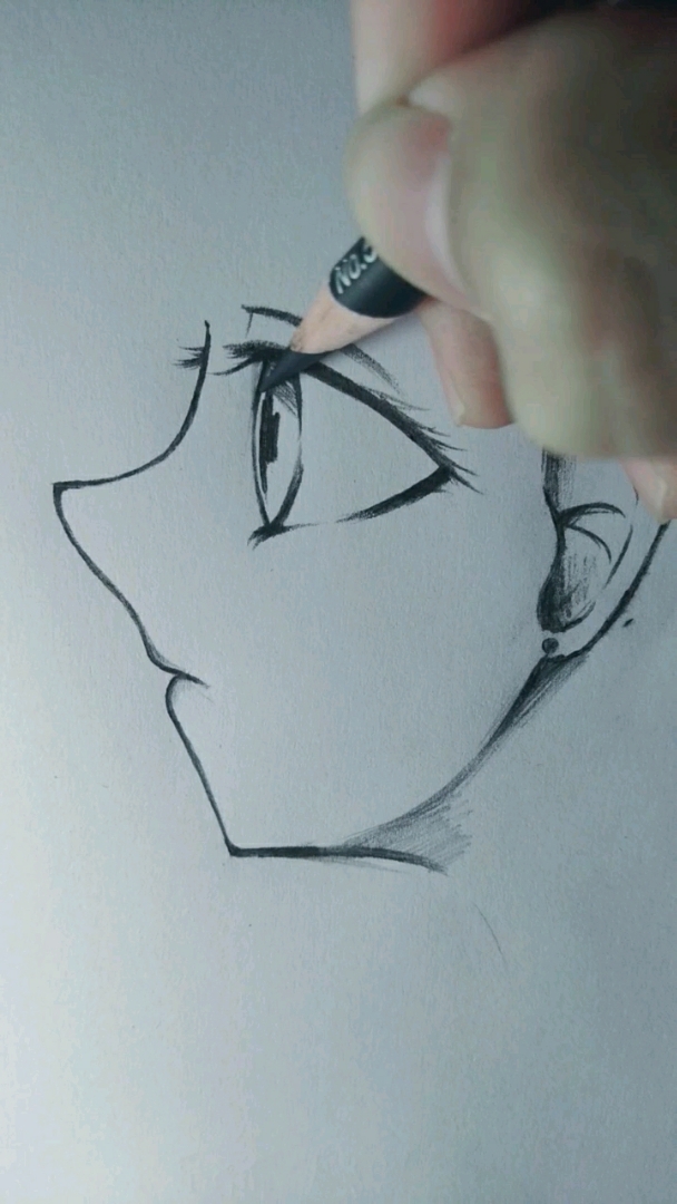 2019,立个新年flag#教你绘画动漫侧脸.