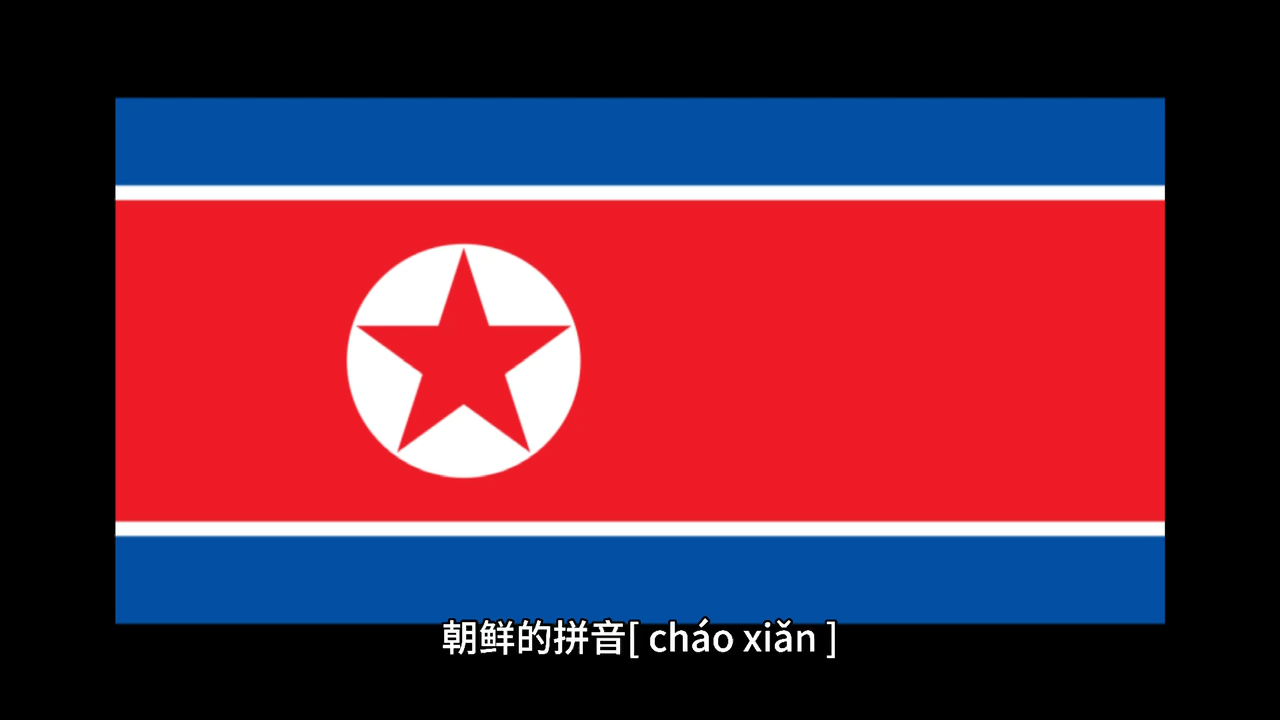 朝鮮的拼音怎麼寫?