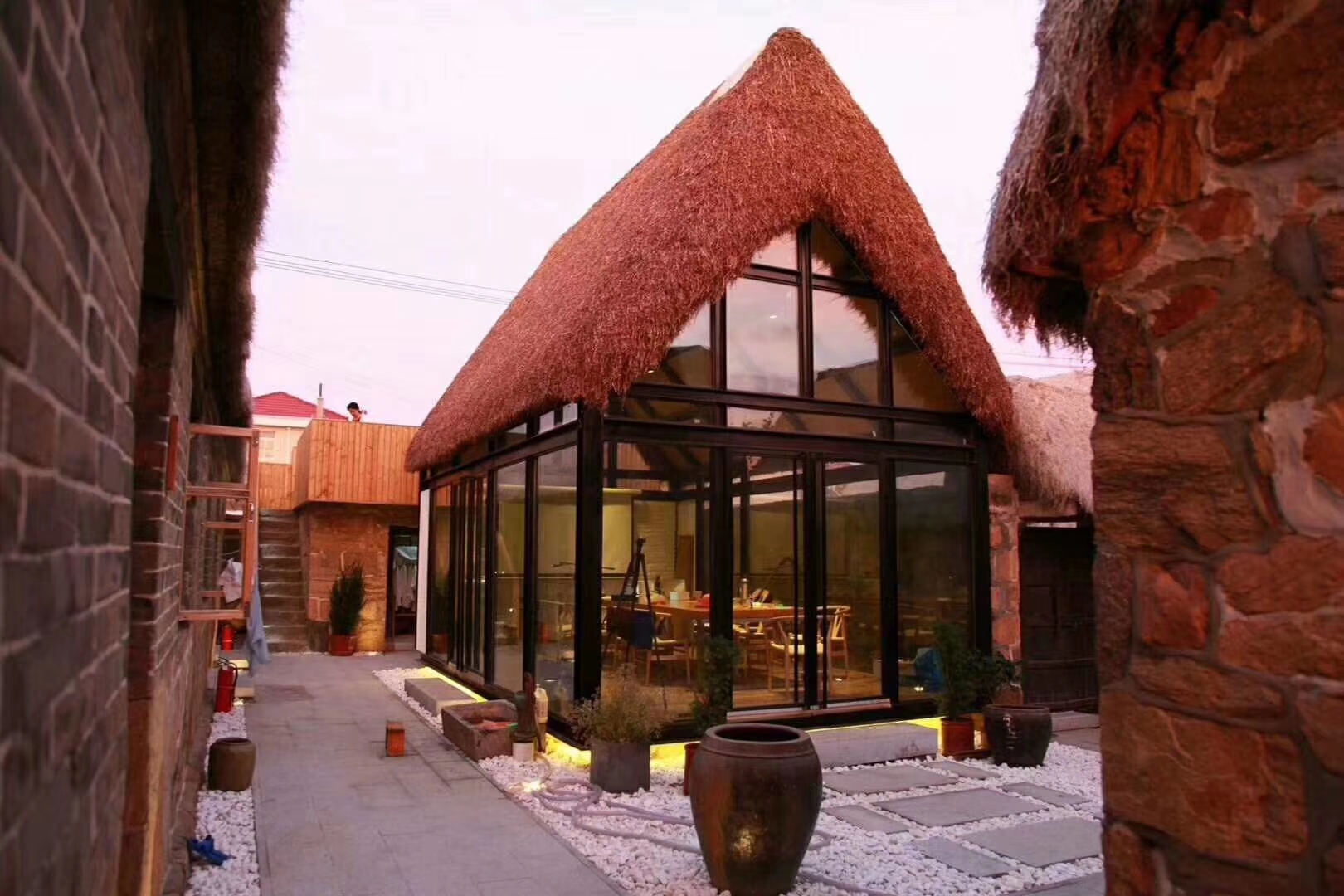 不错的民宿,海草房子,山东荣成东楮岛