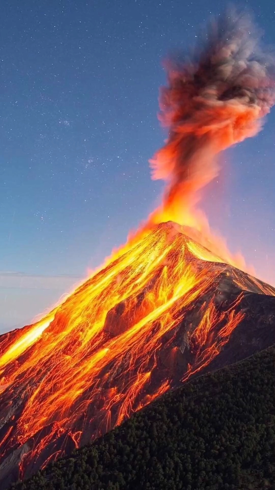 火山喷发手机壁纸图片