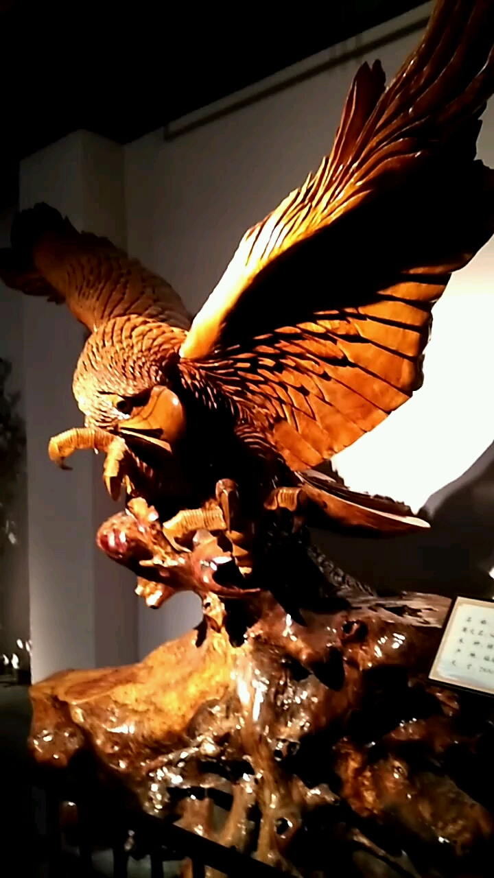 根雕鹰