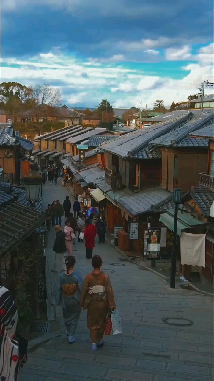 京都的街道#日本风土人情#在看世界#京都