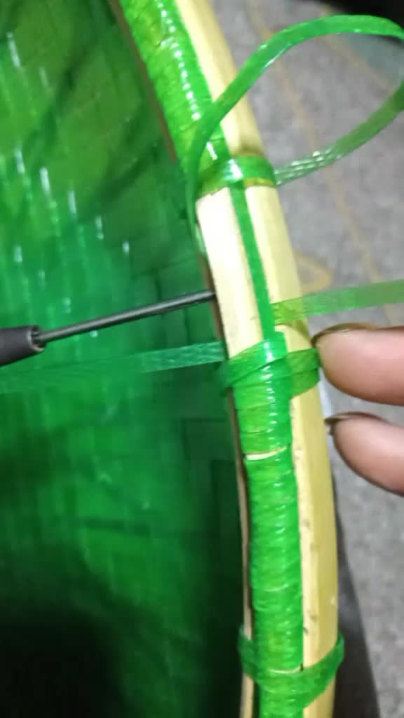 塑钢纯手工编织簸箕