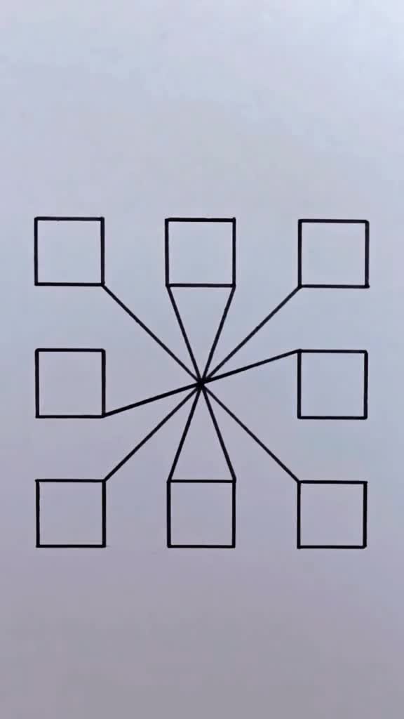 热门朵朵爱画画画立体图形画直线手抖