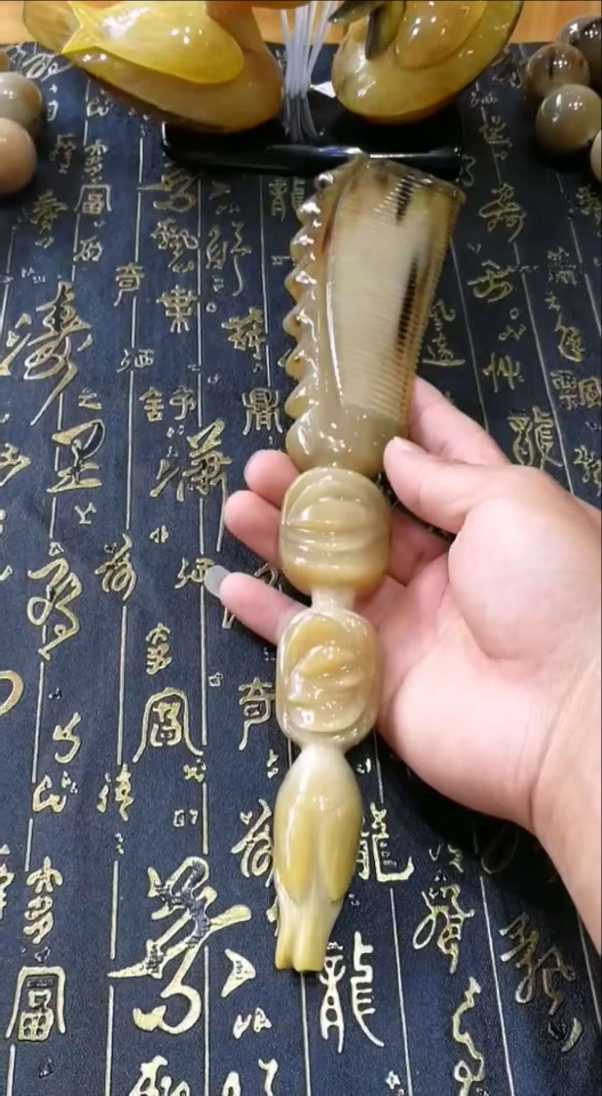 夏日旅行目的地#犀牛角梳子