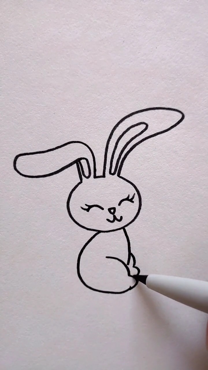 兔子耳朵简笔画图片图片