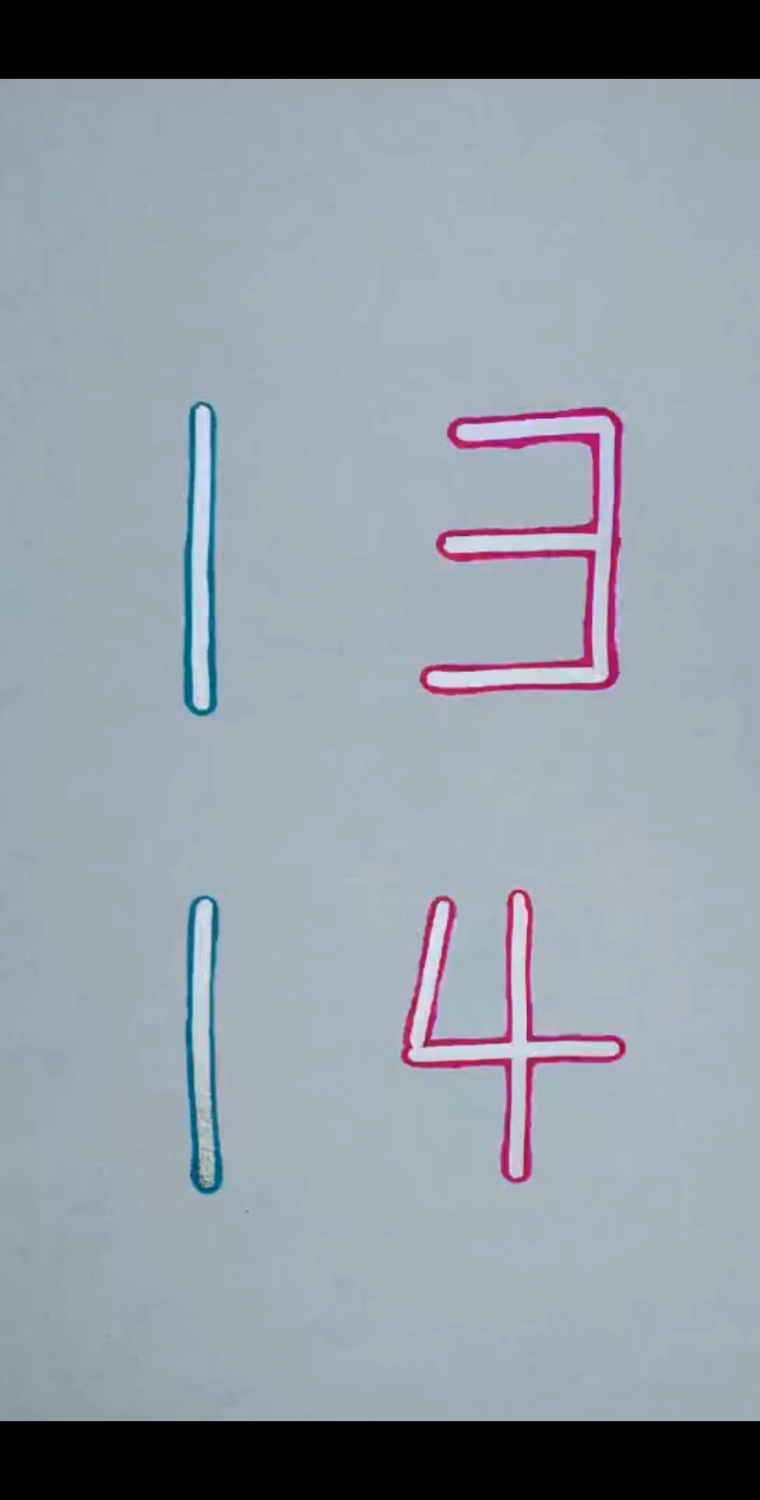 创意数字画#用1314画生日快乐-度小视