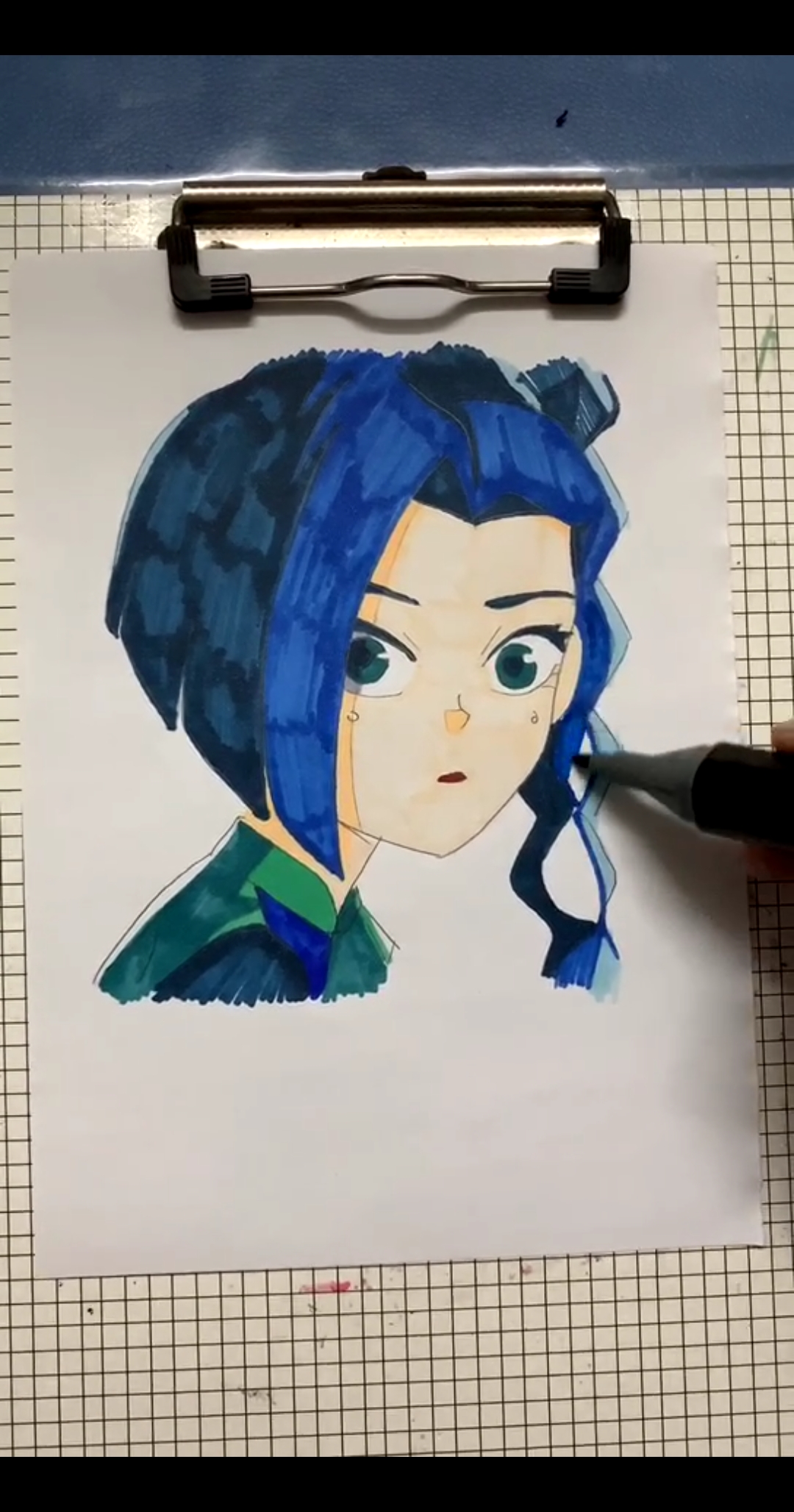 邻居画的梅花十三,我妈让我也画一个