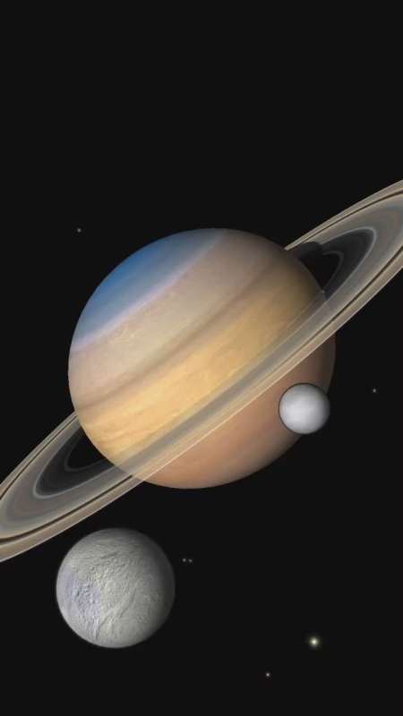 土星冲日图片