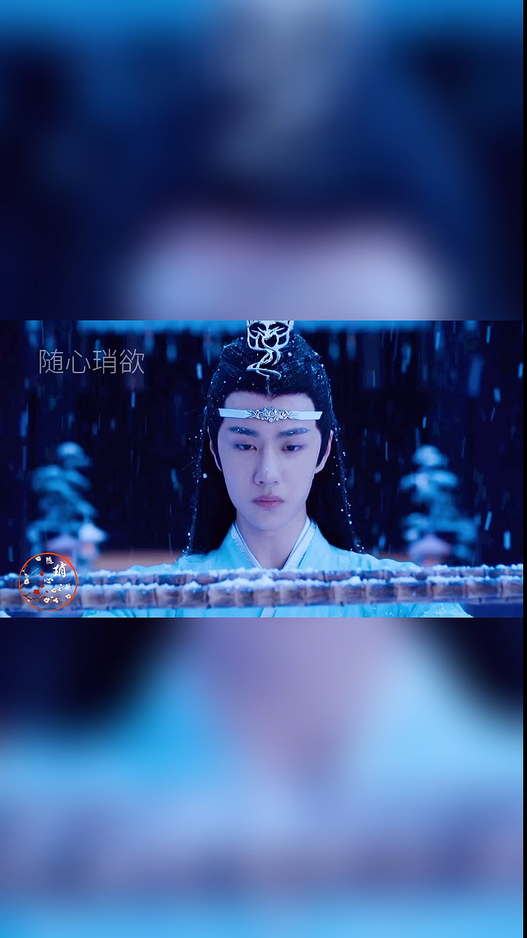 陈情令#无论小时候还是长大,蓝湛两次雪中跪都是
