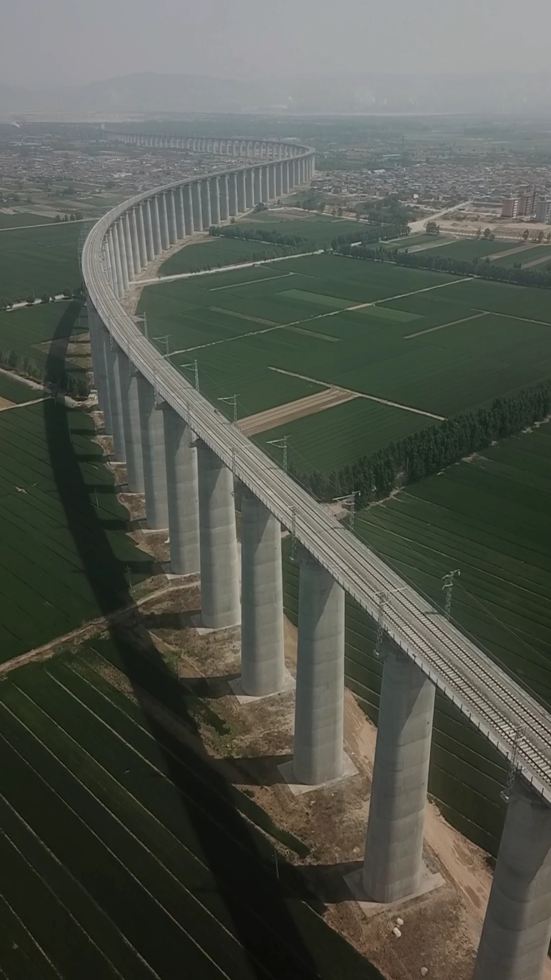 五一出游记#超级工程 蒙华铁路  世界最长运煤专线 河津段