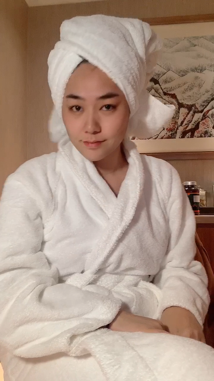 网红浴巾包头法!学会了吗?