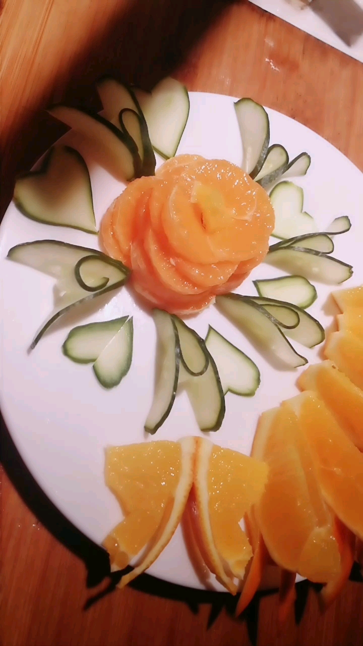 家庭版的果盘.元宵节快乐