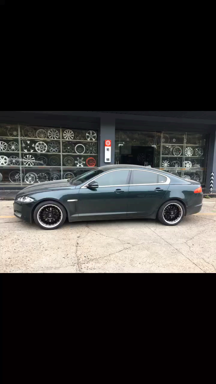 捷豹xf轮毂轮胎改装升级:245/40r19