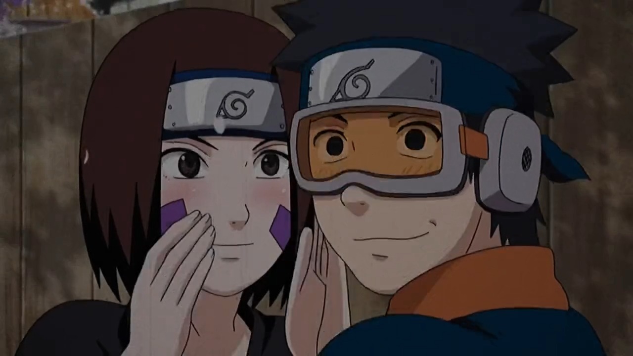 火影忍者#带土和琳在吹蜡烛,庆祝生日快乐