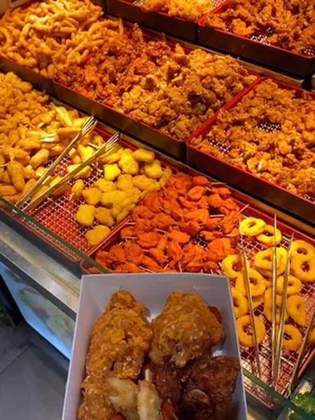 超市的自选炸鸡,30元一盒随便装?炸鸡-全民小视频