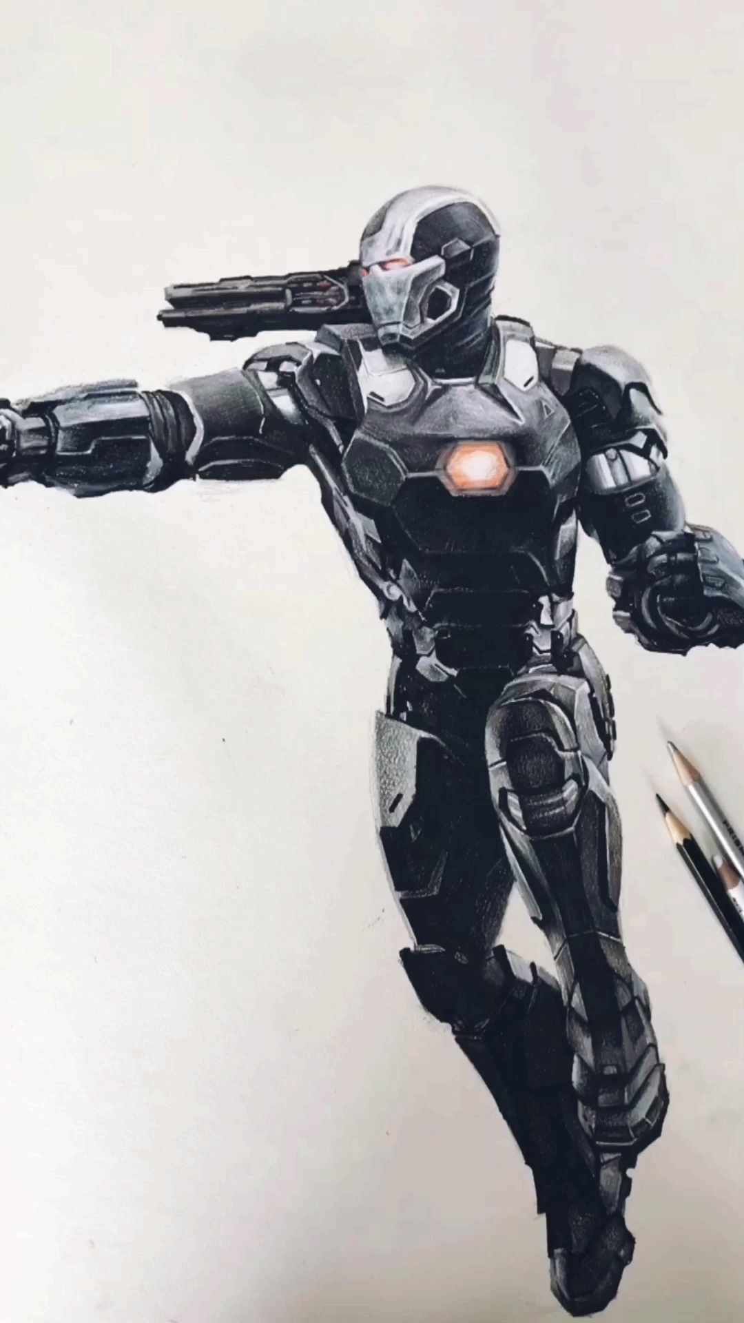 开学季#画一个战争机器～喜欢的点个赞吧