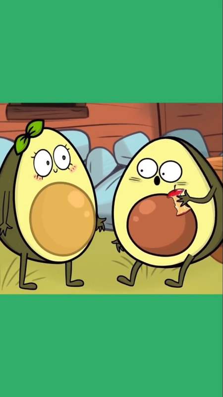 动画牛油果先生小姐今天迎来了一件大事你猜是什么