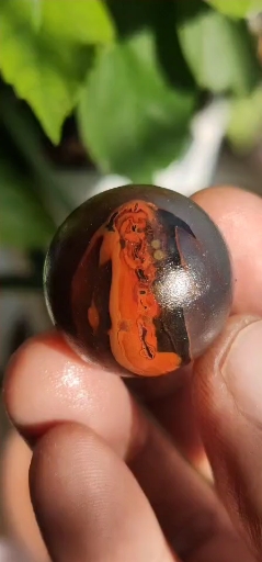 河北张家口宣化战国红玛瑙象形拜佛圆球转运珠