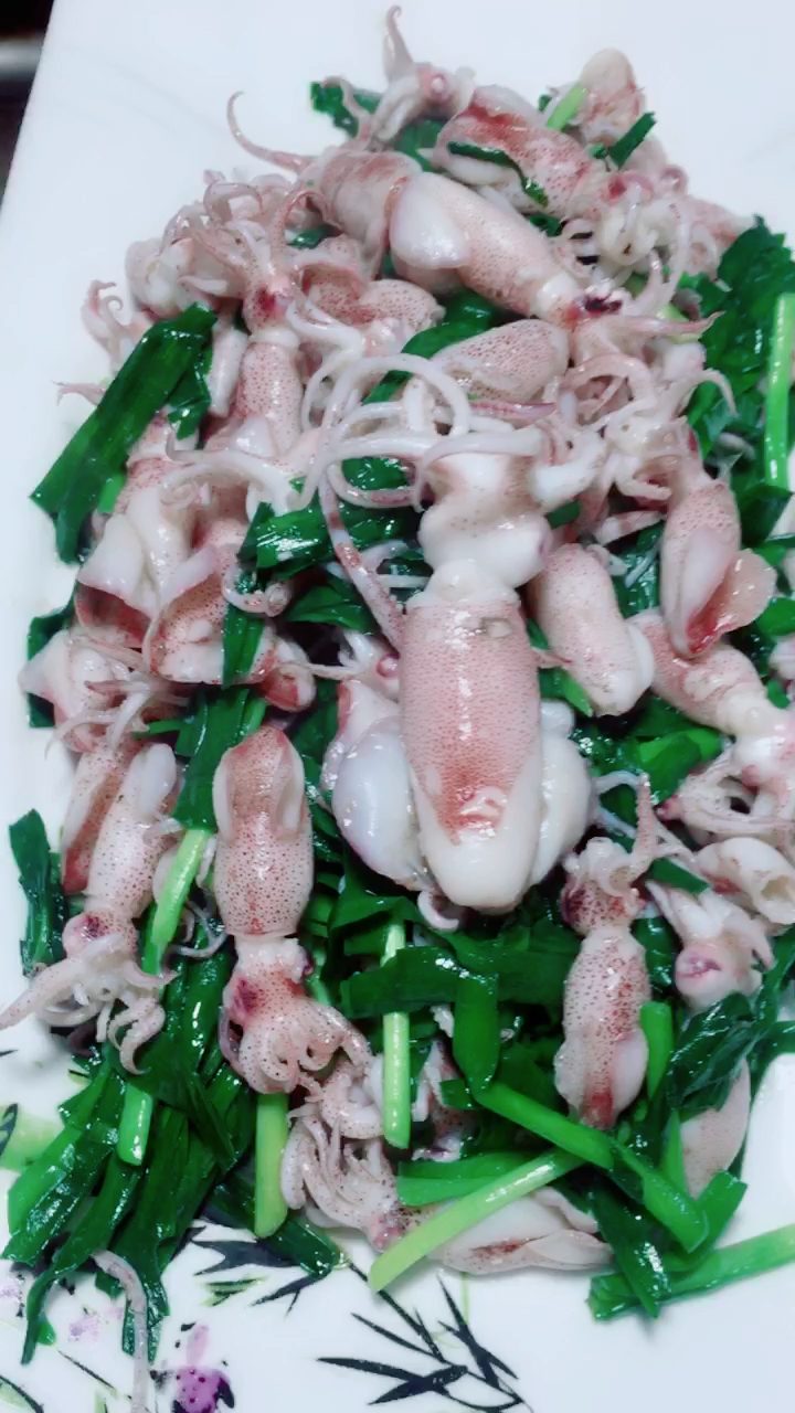 韭菜炒海兔 鲜鲜鲜 美味佳肴