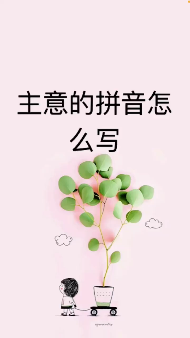 我来告诉你主意的拼音怎么写