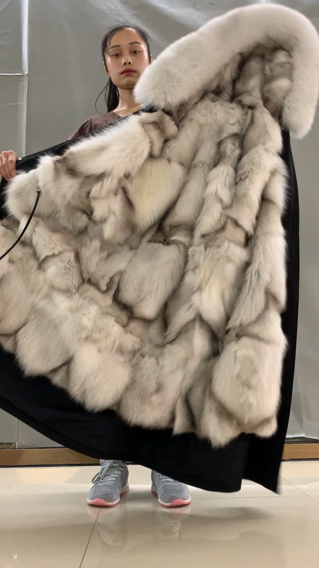 进口狐狸毛内胆