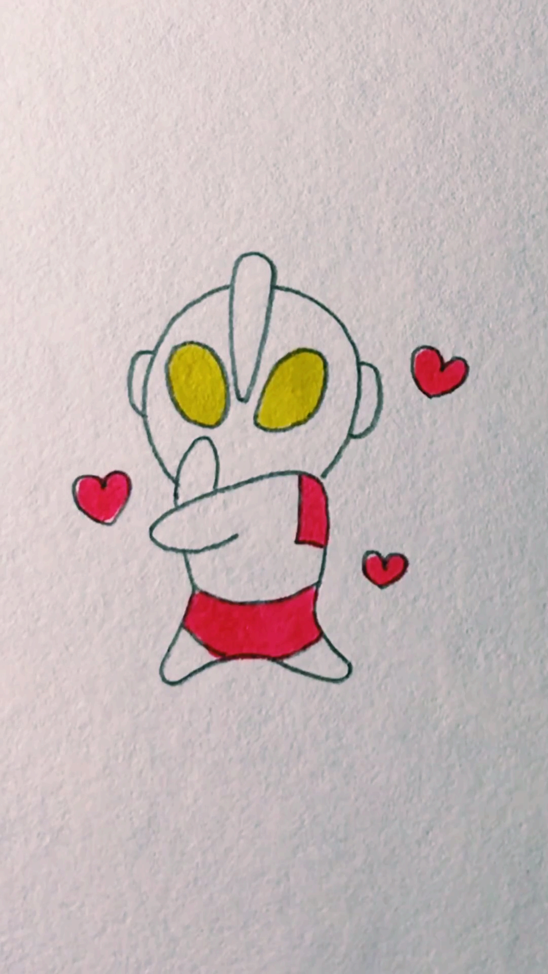 画画原来如此简单#简笔画咸蛋超人-奥特曼