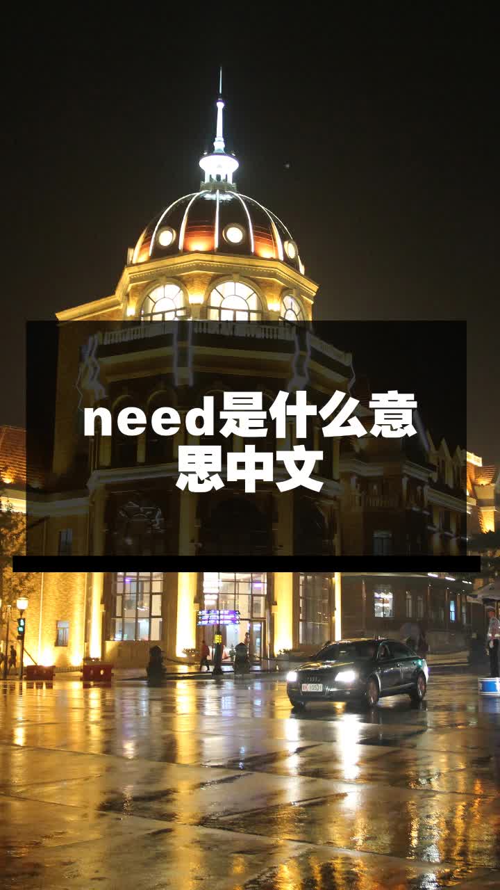 need是什么意思中文