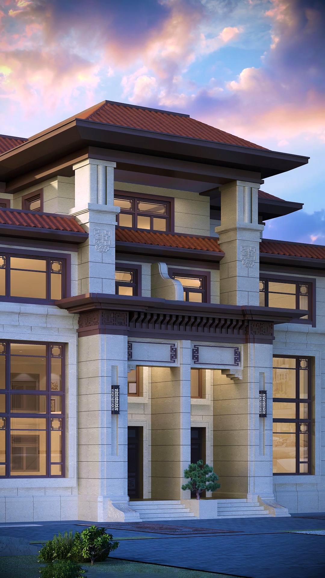 农村别墅#新中式别墅,最适合国人居住的房子