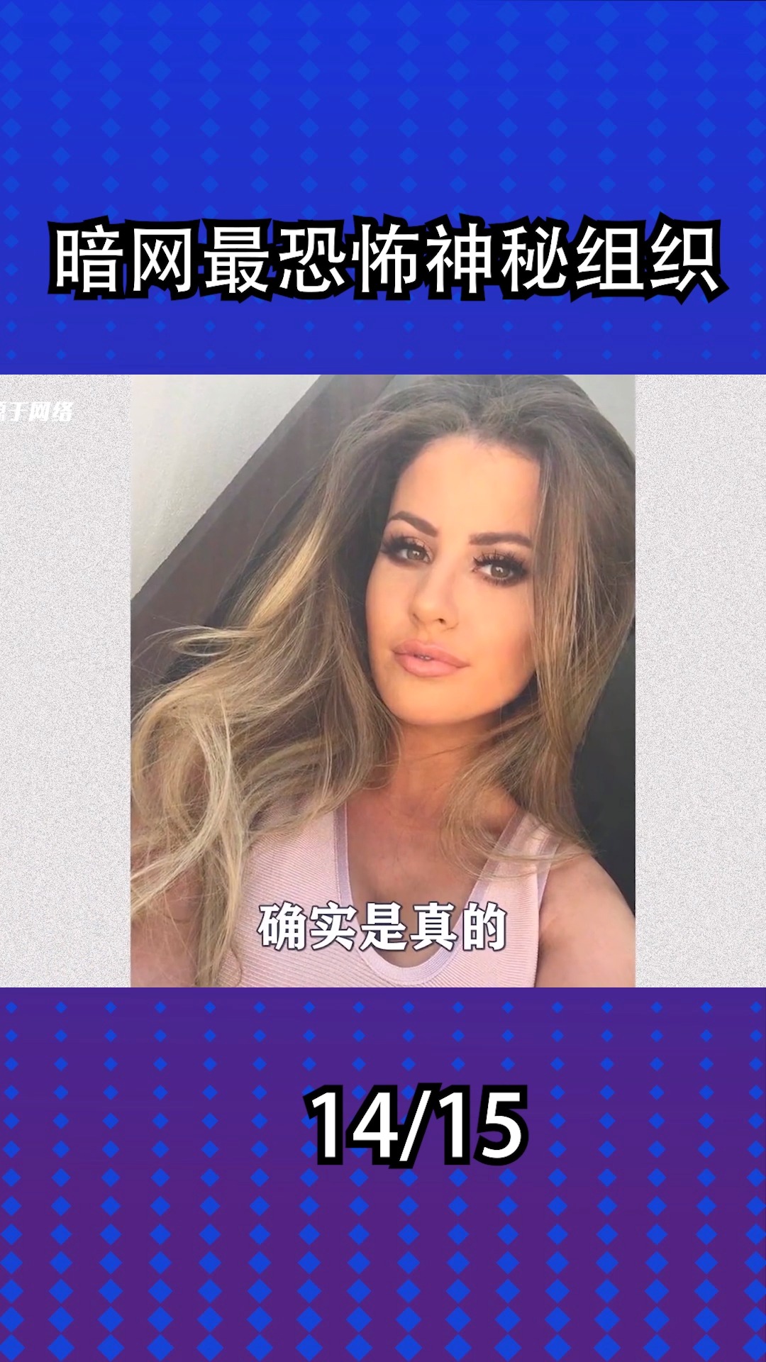 暗网最恐怖的神秘组织50万美金能买一名女模特十四