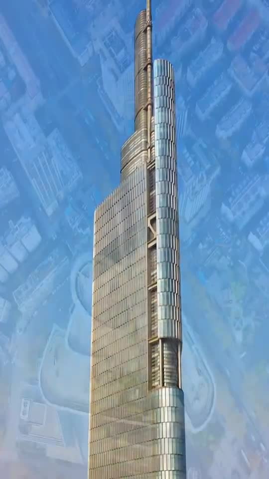 江苏南京的第一高楼紫峰大厦总高450米设计师的灵感来自于什么呢