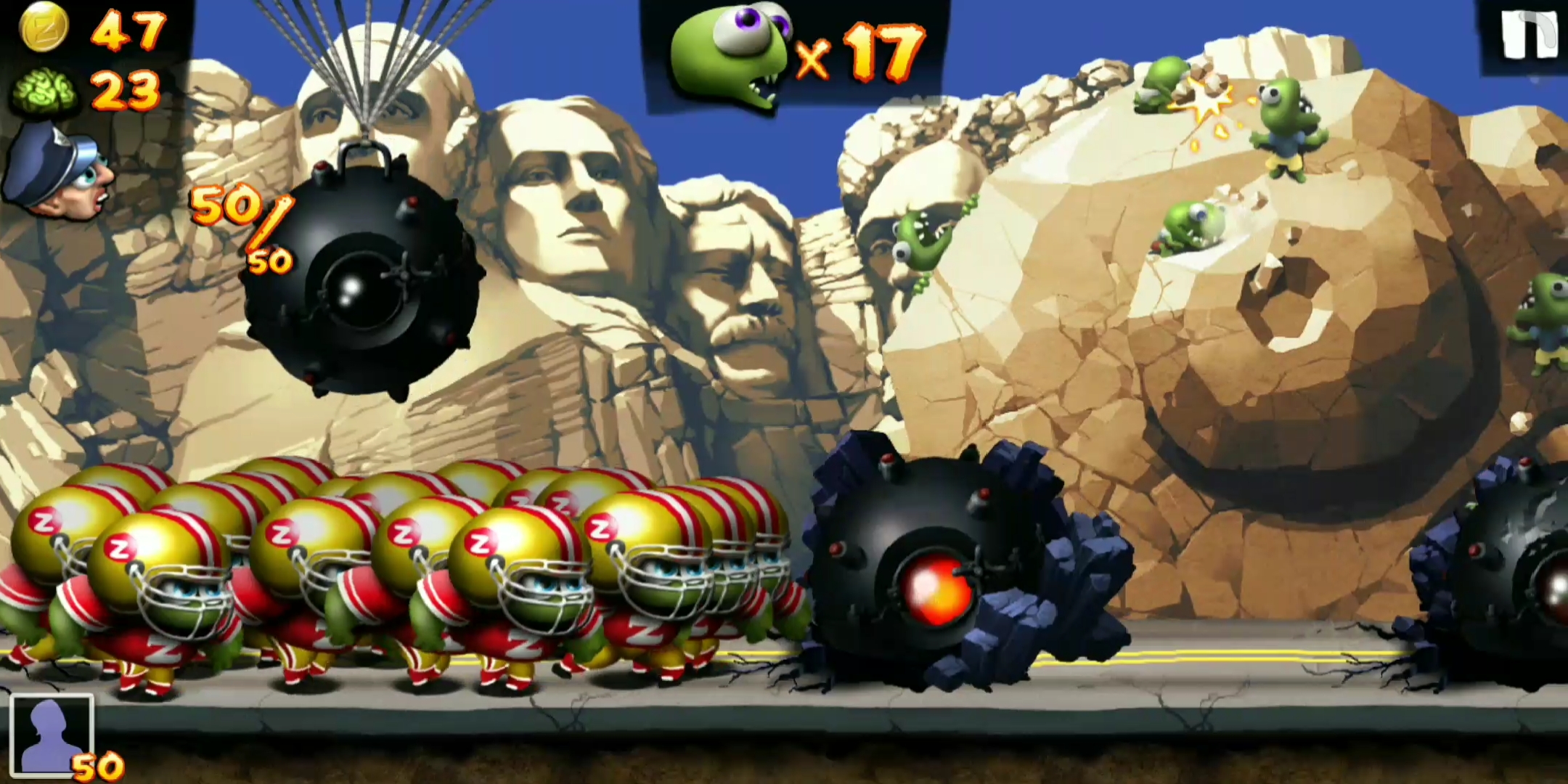 一波橄榄球僵尸来袭