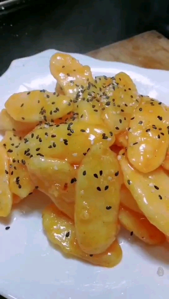 黑暗料理之王#橙汁焗山药