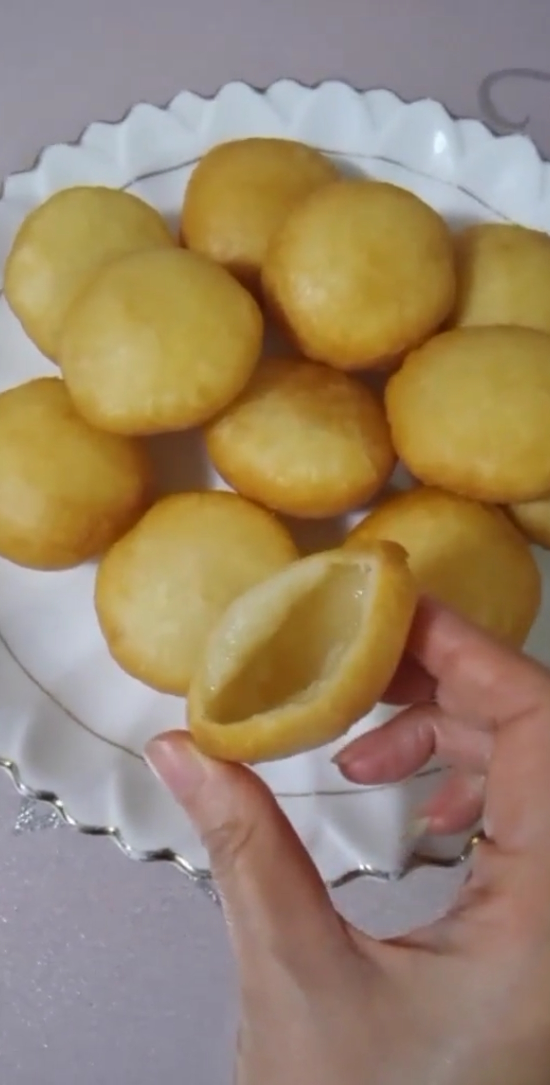 美食#炸糖糕的做法