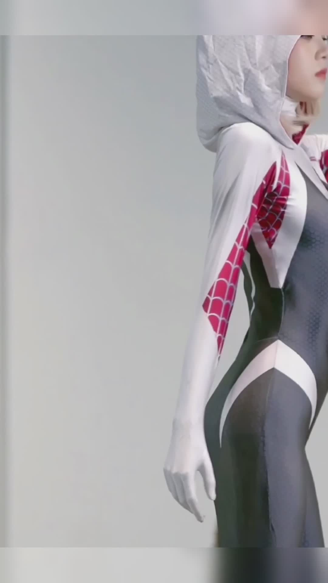 我要上热门#最美女蜘蛛侠小姐姐