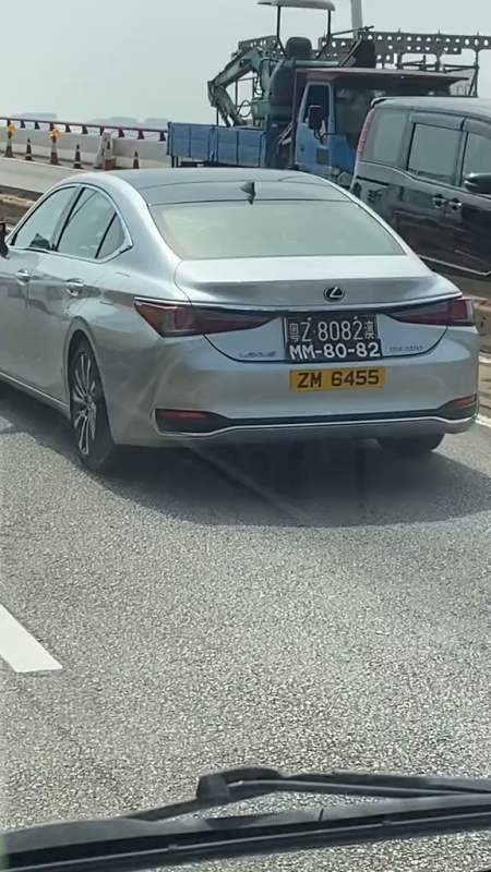 广东人真的低调,拿凌志挂粤港澳三地车牌 6张车牌都快没地方挂了!