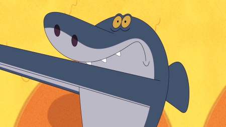 动漫#鲨鱼哥给狼中洗澡 打扮一番后 竟然真的成了这样了