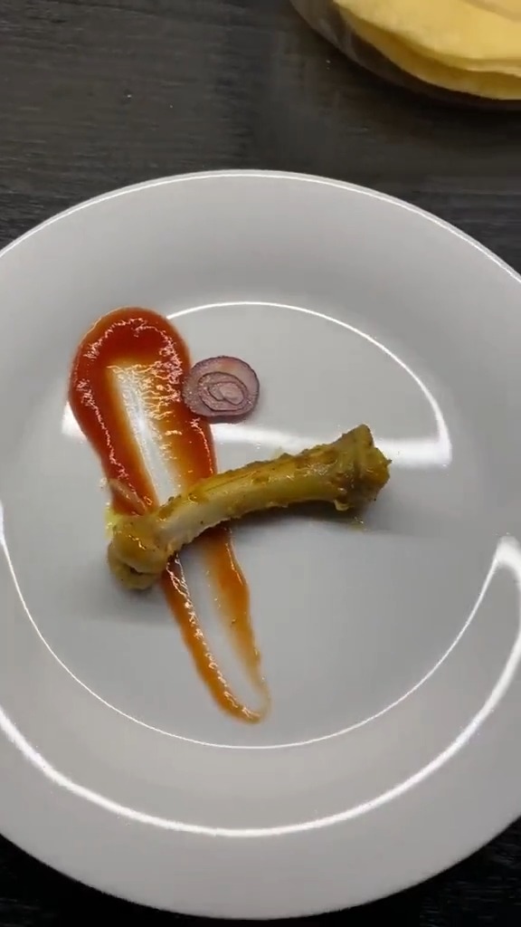 搞笑视频#这就是传说中的米其林大餐