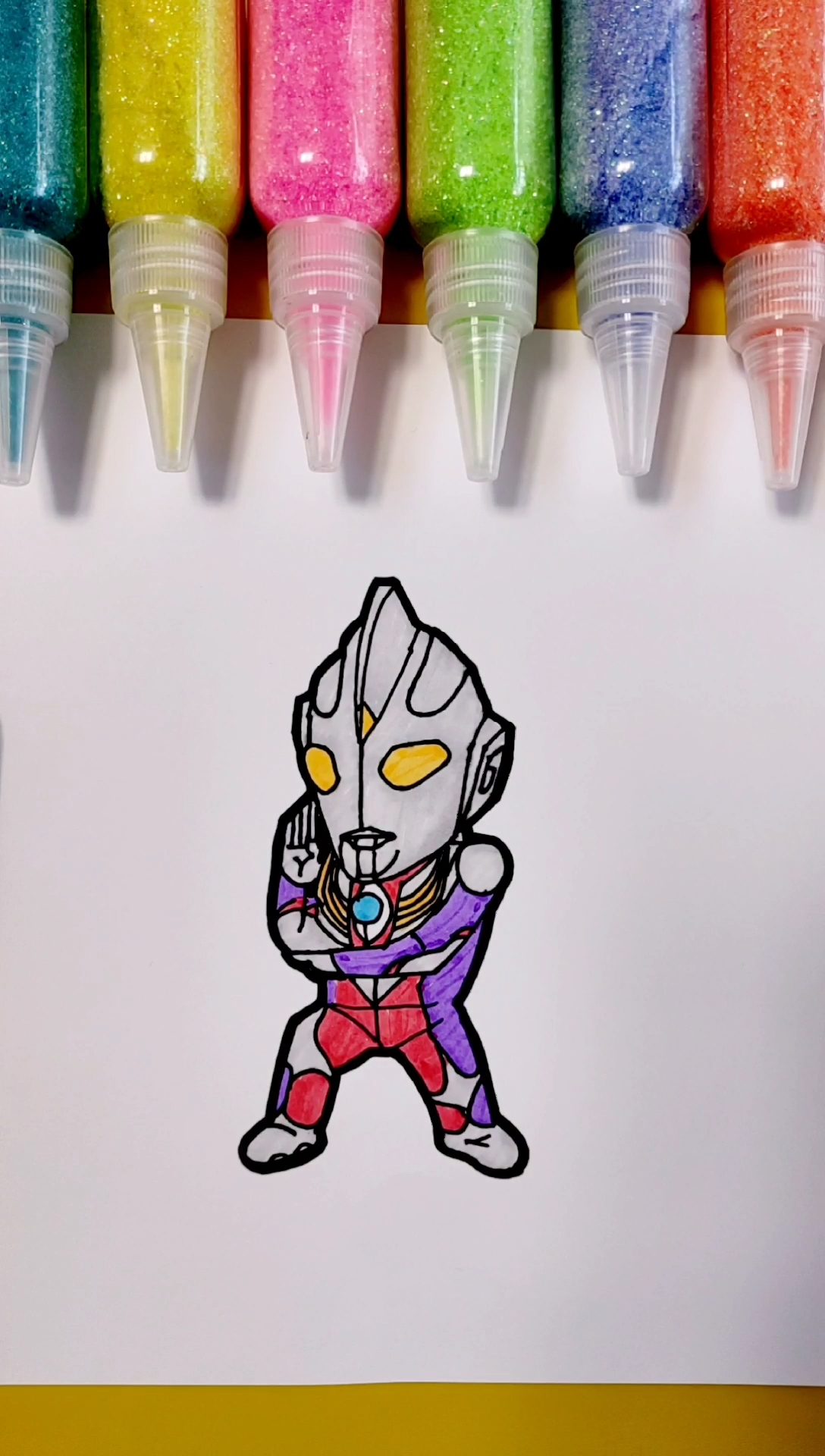 简笔画#简笔画迪加奥特曼